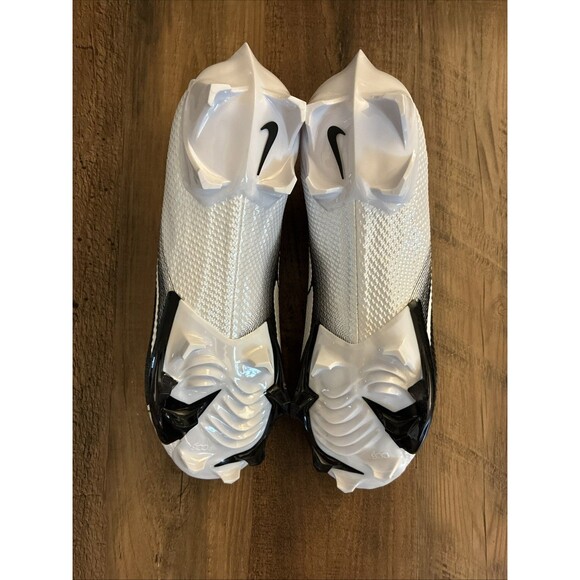 Nike Vapor Edge Pro 360 Football Cleats Mens 8 White Black AO8277-100 New - Picture 6 of 8
